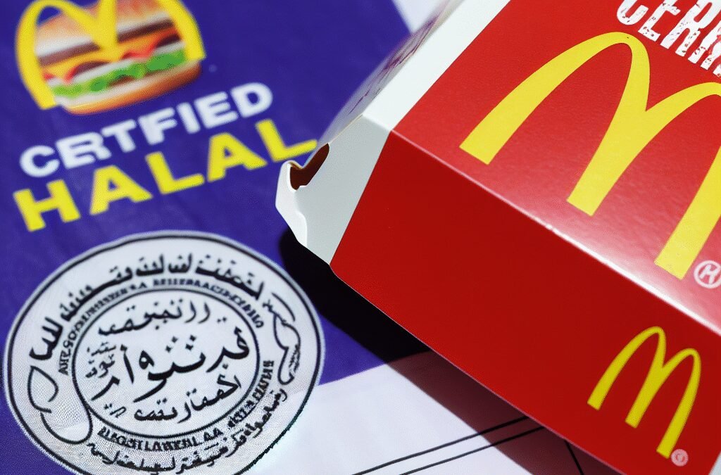 A McDonald's restaurant offering halal menu options
